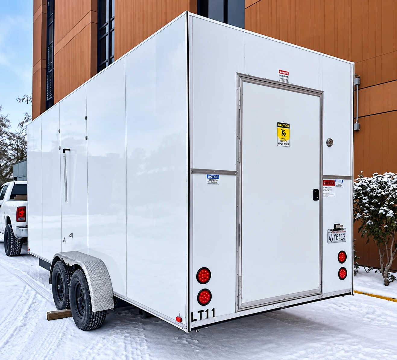 12ft Refrigerated Trailer rental unit