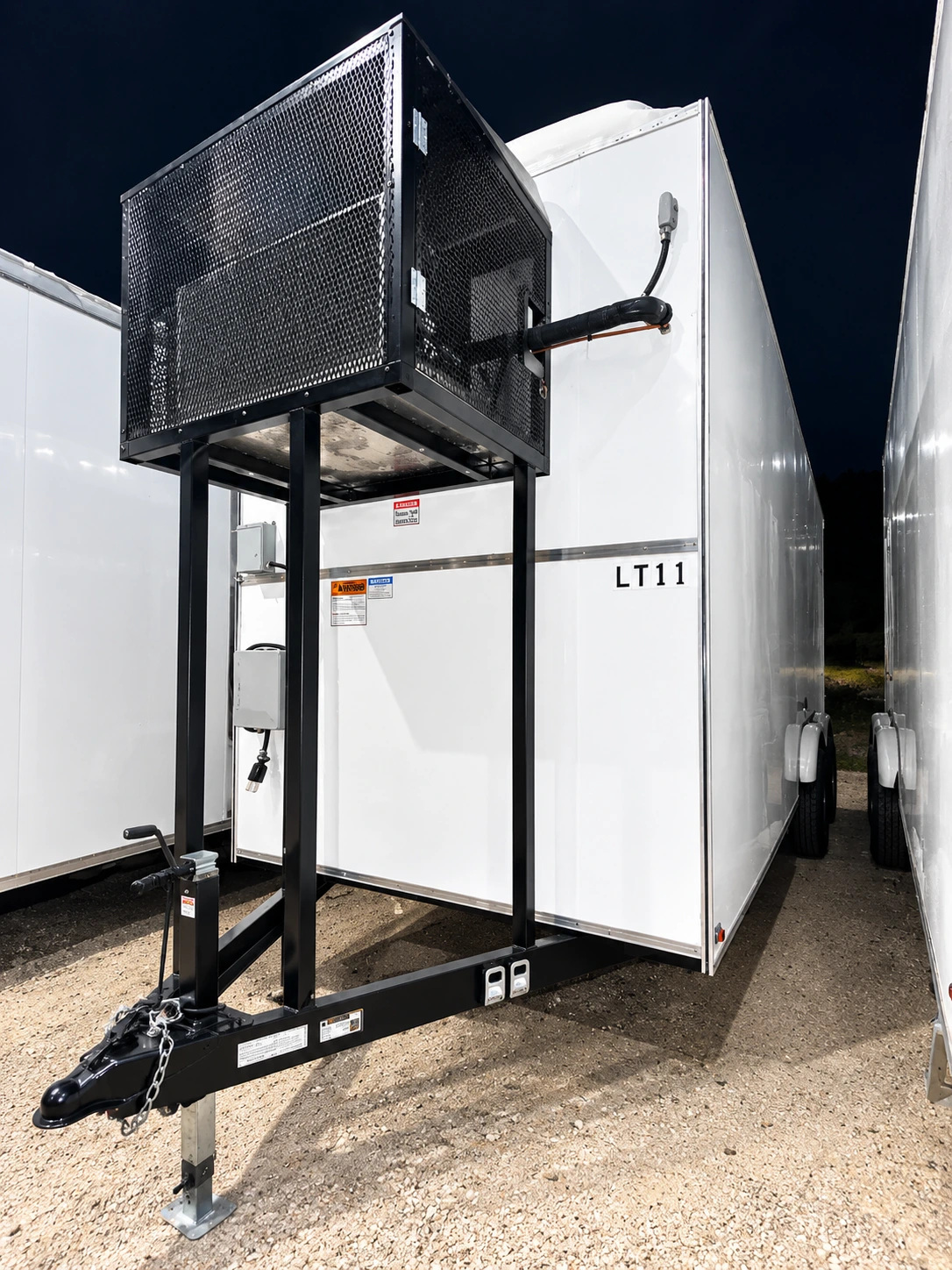 12ft Refrigerated Trailer interior and equipment
