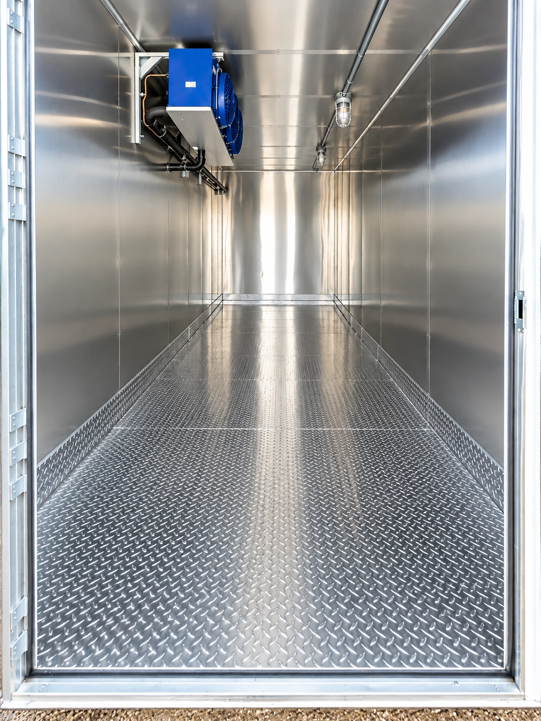 20ft Refrigerated Container interior and equipment