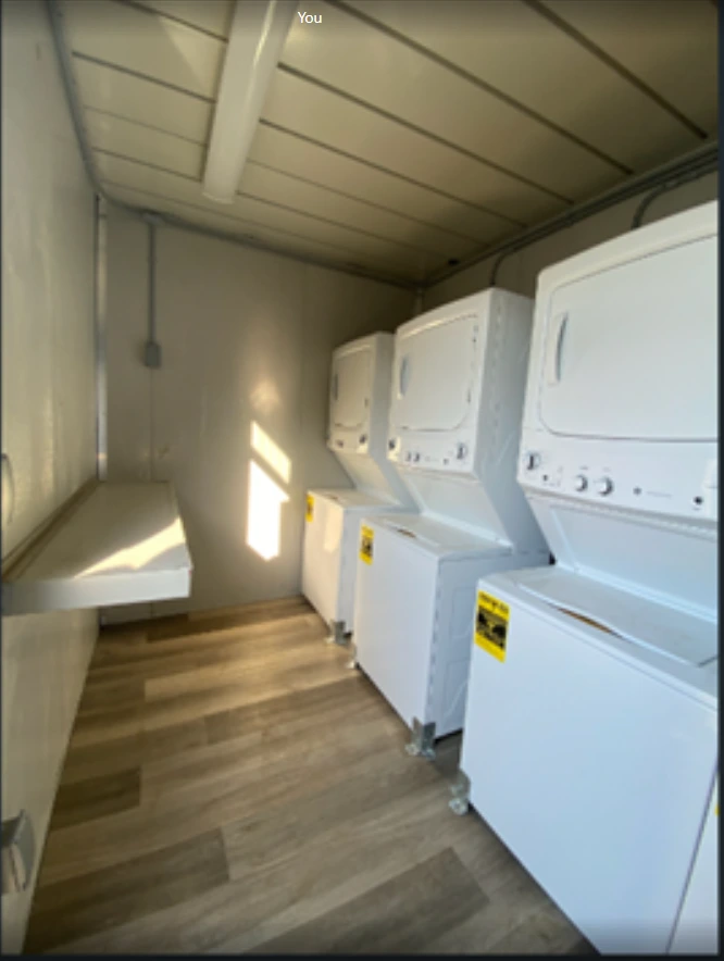 20ft Laundry Container rental unit