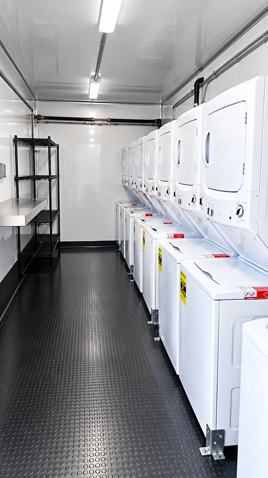 26–27ft Laundry Trailer (8 Washers & Dryers) rental unit