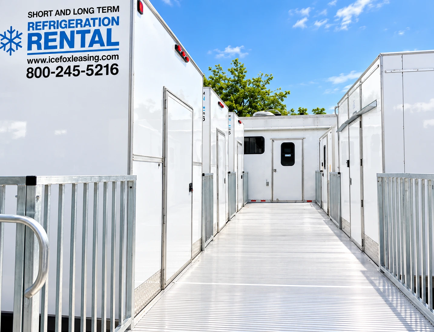 Refrigeration trailer rental for Boardman facilities